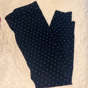 Polka dot dress pants